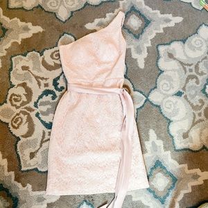 Light pink lace dress